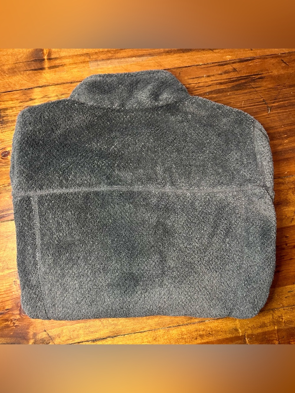 Patagonia Gray Sherpa Fleece with Blue Accent - Picture 5 of 5